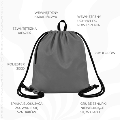 GYMSACK CUSHY Sports Bag, steel