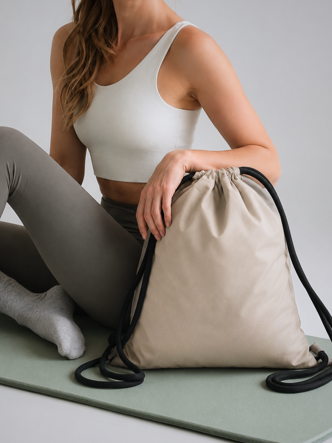GYMSACK CUSHY Sports Bag, beige
